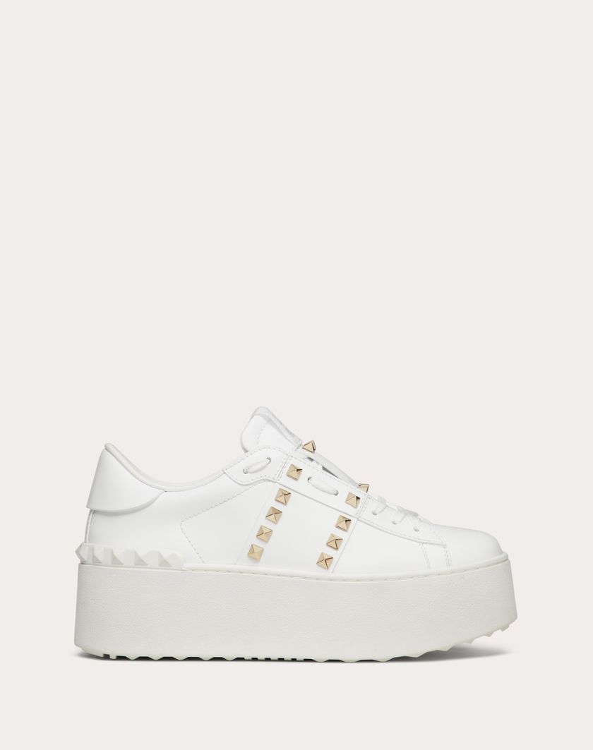 FLATFORM ROCKSTUD UNTITLED SNEAKER IN CALFSKIN - Image 6